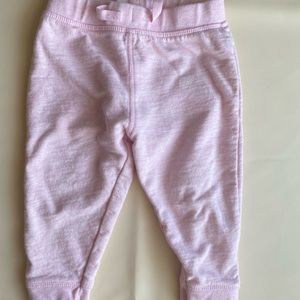 Organic Baby Girl Fleece Sweatpants